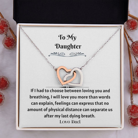 Gift for Daughter-Interlocking Hearts